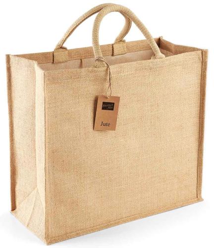 W Mill Jumbo Jute  Shopper - Natural - ONE